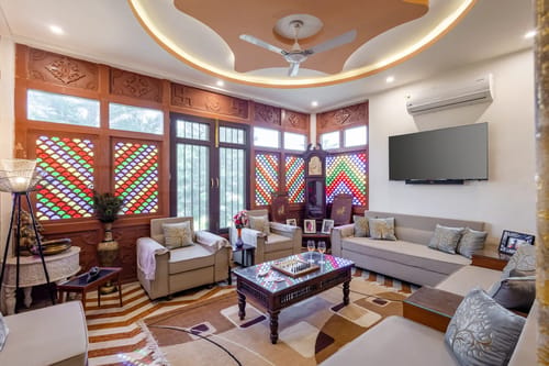 Abhimanyu Mansion Pearl | A 6-BHK Manor With Rajasthani Charm & a Garden In City’s Heart – 6 bedroom villa in Udaipur, Rajasthan