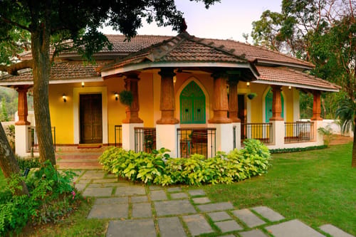 Terra Rosa | Portuguese-styled 4-BHK Villa With Private Pool, Garden, Veranda & Sit-out Area – 4 bedroom villa in North Goa, Goa