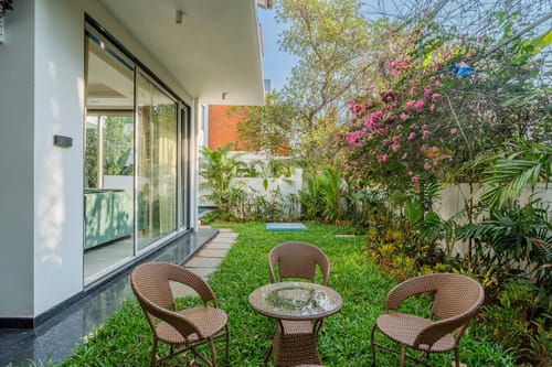 Laguna Aurelia | Luxe 4-BHK Villa Near Popular Beaches With Pvt Pool & Garden