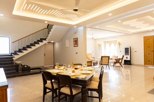 Nirvana Farms |  Heritage-Style 5-BHK Farmhouse with Private Pool, Lounge Area and Garden – 5 bedroom villa in Jaipur, Rajasthan