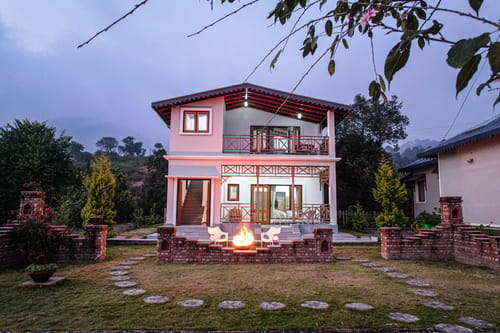 Leopard Trails Duplex | Hillside 2-Room Retreat with Orchard, Kitchen & Sit-out Areas – 2 bedroom villa in Nainital, Uttarakhand