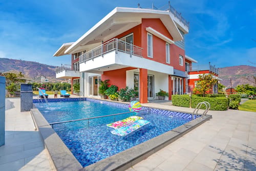 Nimishka Villa | 5-BHK Haven With Pvt Pool, Lavish Garden & Scenic Views – 5 bedroom villa in Lonavala, Maharashtra