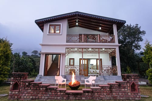 Leopard Trails Duplex | Hillside 2-Room Retreat with Orchard, Kitchen & Sit-out Areas – 2 bedroom villa in Nainital, Uttarakhand