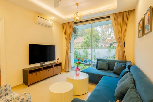 Laguna Selene | Exquisite Pet-friendly 4-BHK Villa Near Popular Beaches With Private Pool – 4 bedroom villa in North Goa, Goa