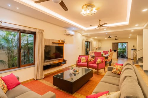 Villa Anasa | 4-BHK | Pvt Pool | Garden | Outdoor Sitting Area