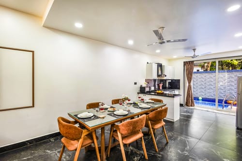 Villa Plume | 4-BHK Pet-Friendly Villa with Private Pool and Sit Out | Near Calangute Beach – 4 bedroom villa in North Goa, Goa