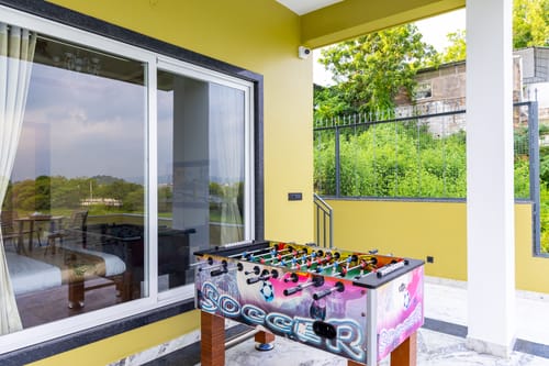 Lakemount | 2-BHK Getaway with Private Pool, Open-Air Gazebo & Terrace At Fatehsagar Lake