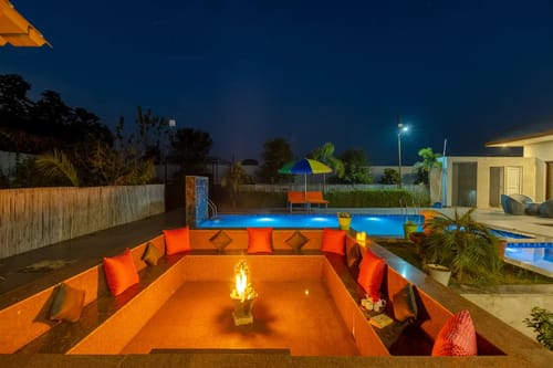 Aarul Farm | 1 Acre Pet-friendly 4-BHK With Pvt Pool, Gazebos & Game Zone – 3 bedroom villa in Delhi-ncr, Haryana