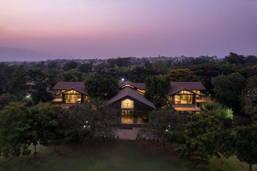 Celebration Venue at Nivaant Farms and Cottages – 17 bedroom villa in Karjat, Maharashtra