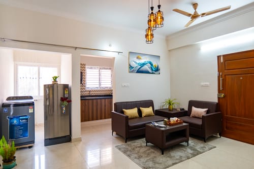 SLV Ventures Anagha | 1-BHK Pet-friendly Apartment with Lift | Near CHM Park – 1 bedroom villa in Bengaluru, Karnataka