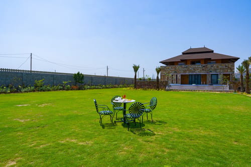 The Kanota Retreat | 4-BHK Villa Near Kanota Dam With Private Pool & Stunning Hill Views – 4 bedroom villa in Jaipur, Rajasthan