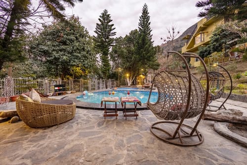 Zephyr Timberhill | Tranquil Hilltop Escape with Pool, Tea House & Dining – 0 bedroom villa in Mussoorie, Uttarakhand