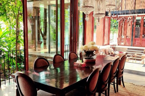 The Glass Villa | 4-BHK | Pvt Infinity Pool | Ent Lounge | Sunken Pit Area – 4 bedroom villa in North Goa, Goa