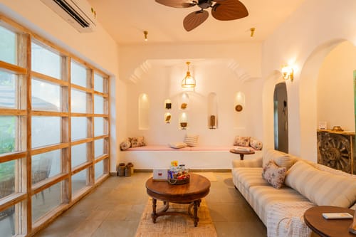 Amayah Rasa | 4-BHK Opulent Villa With Steam Room, Open Shower, Private Pool & Lift