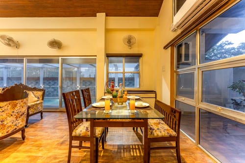 GauRi Villa | 3-BHK Villa With Private Pool, Lounge, Garden & Bathtub With 360 Panoramic Hill Views Near Waterfalls