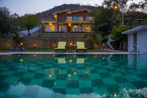 Festiva Mansion | Luxe 3-BHK Villa With Pvt Pool & Garden – 3 bedroom villa in Udaipur, Rajasthan