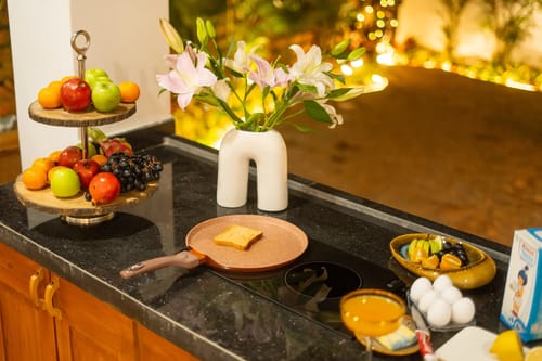 House of Neptune | 1-BHK Boutique Villa | Open Kitchen | Sit-out area | 10 Meters from Ashwem Beach