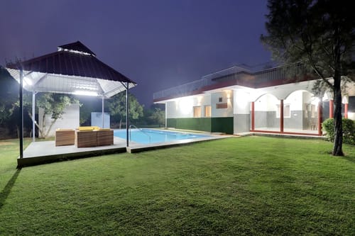 Luxe FarmAcre | Pet-friendly 4-BHK Villa With Private Pool, Garden & Terrace – 4 bedroom villa in Delhi-ncr, Haryana