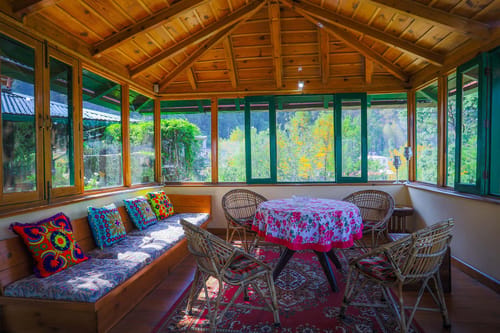 Wooden Log House @ Estate 15 – 2 bedroom villa in Bhimtal, Uttarakhand