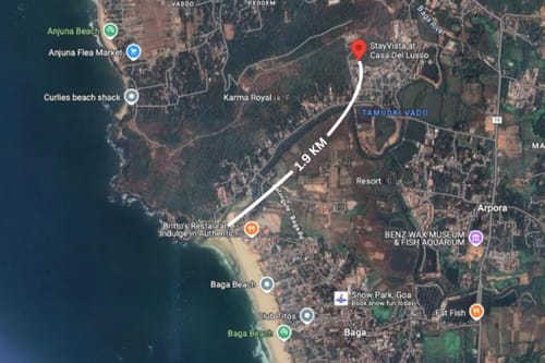 Casa Del Lusso – 5 bedroom villa in North Goa, Goa