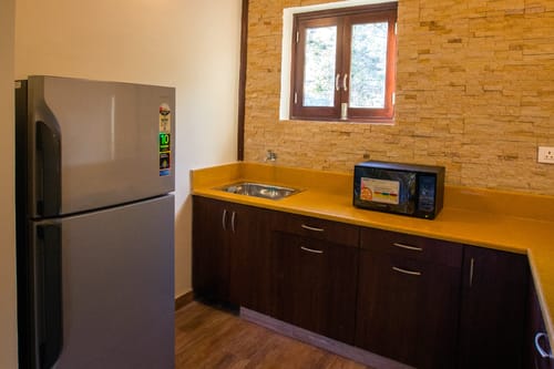 GlenBrook Estate Juniper | Hillside 1-BHK Suite with Shared Gazebo, Restro & Lounge Area Near Waterfall