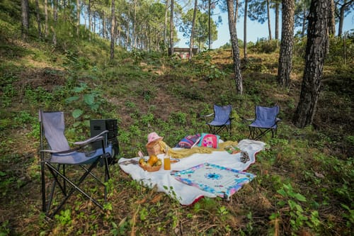 Stars and WindSongs | 1 Suite with Summer Pool, Private Balcony, Garden, Games, Restro & Hill Views