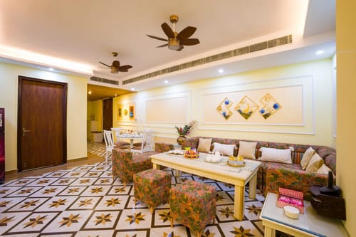 Tranquil 2-BHK Villa by Ganges, 5 Mins from Triveni Ghat