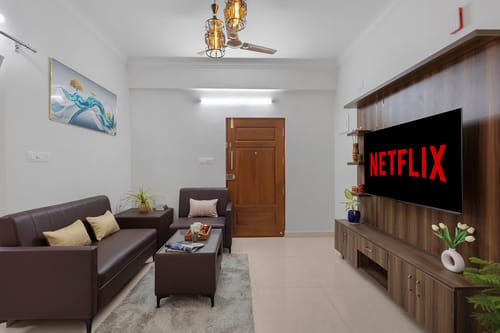 SLV Ventures Anagha | 1-BHK Pet-friendly Apartment with Lift | Near CHM Park – 1 bedroom villa in Bengaluru, Karnataka