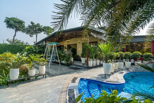 The Krishna Farmhouse | Countryside 4-BHK With Private Pool, Garden, Gazebo & Cricket Pitch – 3 bedroom villa in Delhi Ncr, Delhi