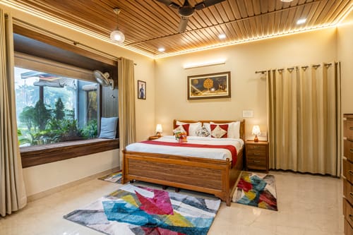 The Krishna Farmhouse | Countryside 4-BHK With Private Pool, Garden, Gazebo & Cricket Pitch – 3 bedroom villa in Delhi Ncr, Delhi