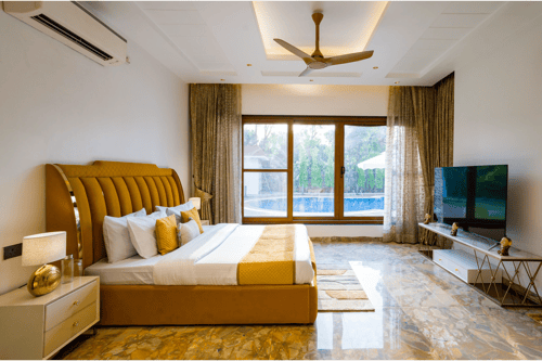 Sanisa Farm | 3-BHK Farmhouse With Private Pool, Game Zone & Lush Garden