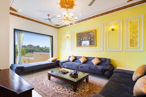 Lakemount | 2-BHK Getaway with Private Pool, Open-Air Gazebo & Terrace At Fatehsagar Lake
