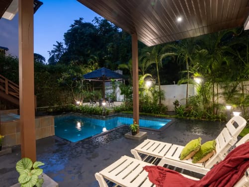 Indah | 4-BHK | Pvt Pool, Garden & Gazebo | Ent Room – 4 bedroom villa in North Goa, Goa