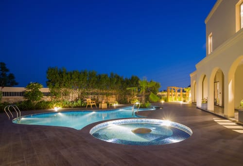 Villa Fiorita | Stunning Mediterranean-Style 3-BHK Villa With Private Pool & Outdoor Bar – 3 bedroom villa in Jaipur, Rajasthan