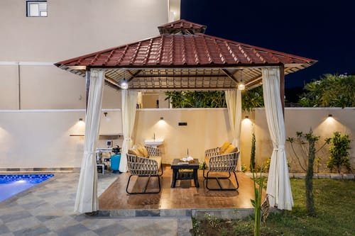 Casa Meraki | Country-Style 3-BHK Villa with Private pool, Gazebo and Landscaped Garden – 3 bedroom villa in Udaipur, Rajasthan