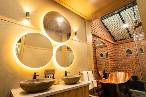Tapovana Aroha | Pet-Friendly Boho Retreat with Luxury Tent, 2-BHK Villa , Moroccan-Style Pool, Firepit & Gardens – 3 bedroom villa in Bengaluru, Karnataka