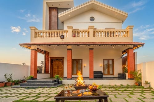 Bean & Brick Villa – 4 bedroom villa in Chikmagalur, Karnataka
