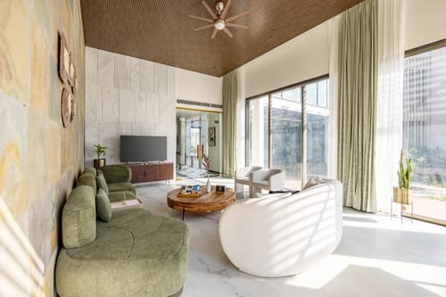 Kvanya Mansion | Regal 5-BHK Getaway With Pvt Pool, Home Theater, Gym & Garden