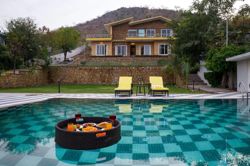Festiva Mansion | Luxe 3-BHK Villa With Pvt Pool & Garden – 3 bedroom villa in Udaipur, Rajasthan