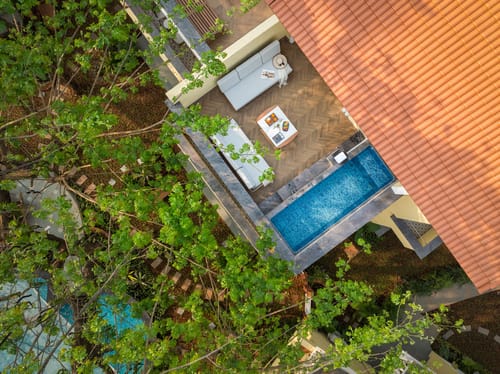 Kensho Hibiscus | Serene 3-BHK Villa With Common Pool, Plunge Pool & Lift; Near Popular Beaches – 3 bedroom villa in South Goa, Goa