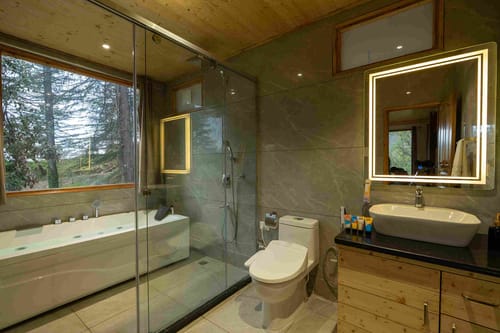 Plum @ The Orchard Song with Jacuzzi – 2 bedroom villa in Shimla, Himachal pradesh