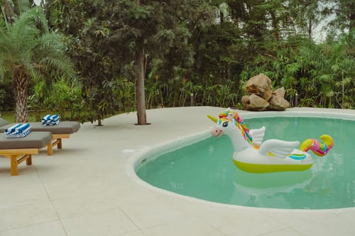 Ananta Bliss Bale | Fibre Tent on 1-Acre with Shared Pool, Sunken Firepit, Gazebo & a Lush Garden