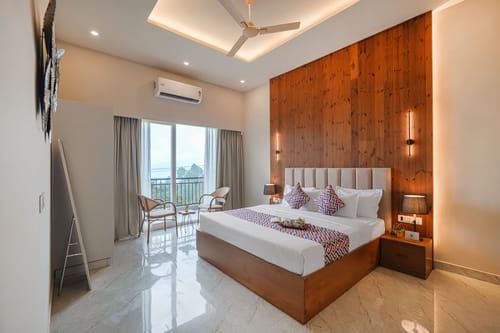 Dochi  |  4-BHK apartment with Hill Views, Living Room, & Balconies – 4 bedroom villa in Kasauli, Himachal Pradesh
