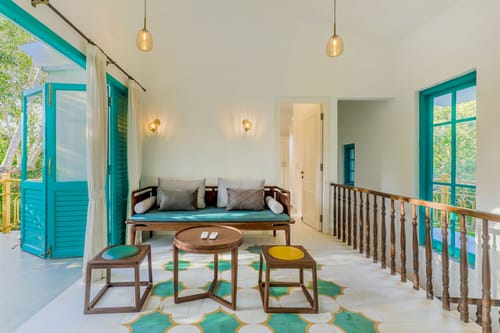 Casa Lotus | 3-BHK Villa with Private Pool, Cosy Nook, Balconies; in a Gated Complex – 3 bedroom villa in North Goa, Goa