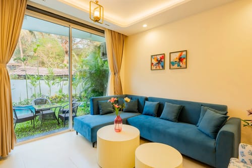 Laguna Selene | Exquisite Pet-friendly 4-BHK Villa Near Popular Beaches With Private Pool – 4 bedroom villa in North Goa, Goa