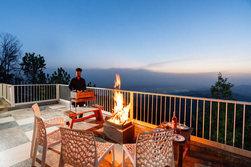 Firelight @ The Rustic Retreat – 2 bedroom villa in Kasauli, Himachal Pradesh