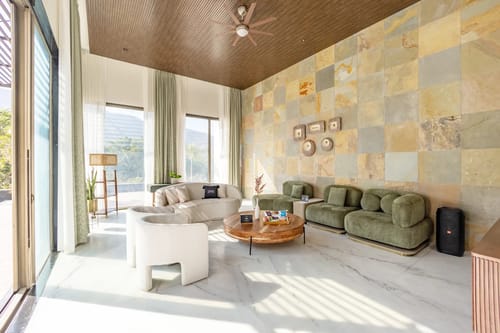 Kvanya Mansion | Regal 5-BHK Getaway With Pvt Pool, Home Theater, Gym & Garden