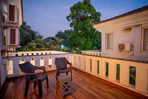 Villa Aarna | Tropical 3-BHK Villa Near Ozran Beach With Private Pool & Lounge Area