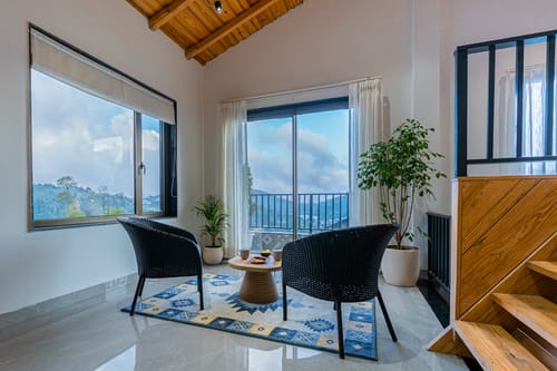 Lakefront | 4-BHK Villa with Common Patio Seating, Attic and Outdoor Dining Area – 4 bedroom villa in Bhimtal, Uttarakhand