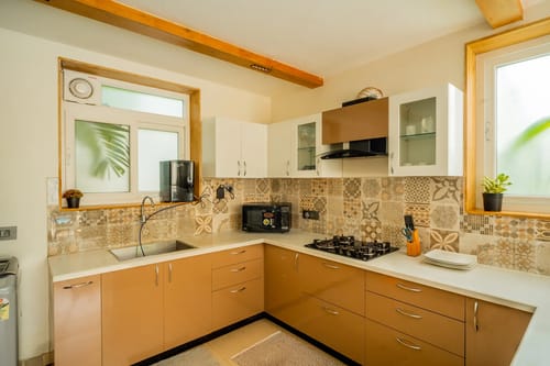 Villa Aarna | Tropical 3-BHK Villa Near Ozran Beach With Private Pool & Lounge Area